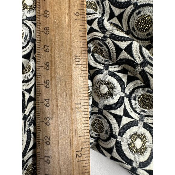 J. McLaughlin Geometrical Print Pants size 8 Gold‎ - Picture 5 of 6